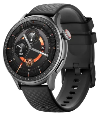 Produktbild von Nue GTR3 1.43 Zoll TFT-Display Smartwatch 3 ATM Wasserdichte Smartwatch mit Herzfrequenzmessung Schwarz
