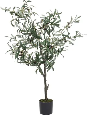 Produktbild von Kunstbaum Olivenbaum Dekopflanze 120 cm