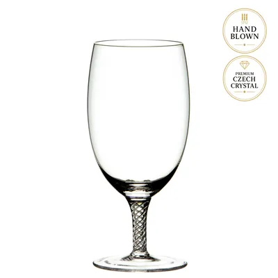 Productafbeelding van Bierglazen Airtwist, handgeblazen Tsjechisch kristal, 490 ml, 2 stuks