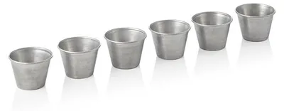 Produktbild von Dipschale Set STEEL & STYLE VINTAGE, Ø 6 cm, Set á 6 Stück, 60 ml, Chromnickelstahl