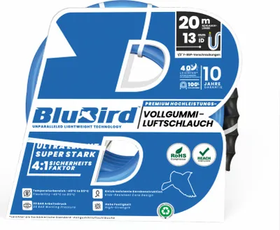 Produktbild von Riegler Werkstattschl.-Set »BluBird«, Schnellverschlusskpl., Ø20x13, 20 m