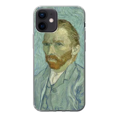 Produktbild von MuchoWow® Handyhülle Schutzhülle Hülle für iPhone 12 Selbstporträt - Vincent van Gogh Silikon Softcase Handy Hülle - Schutzhülle