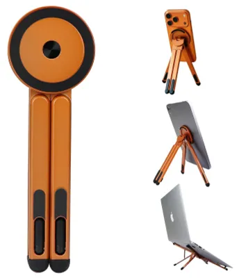 Productafbeelding van 3-in-1 Opvouwbare Magnetische Standaard voor Laptop Tablet Telefoon