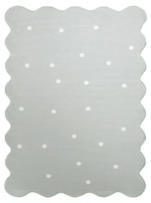 Produktbild von Teppich Kinderzimmer - Cloudy Dots Minze