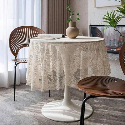 Produktbild von Romantische Polyester-Tischdecke