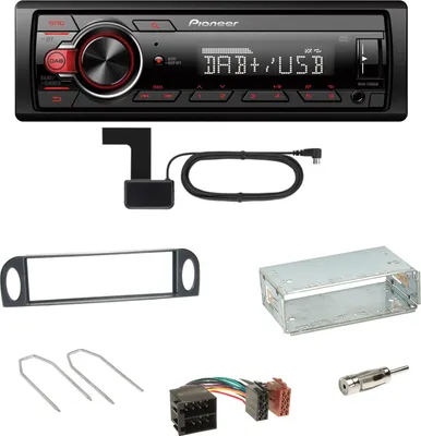 Produktbild von Pioneer MVH-130DAB Digitalradio USB Einbauset für Citroen C5 bis 07/2004