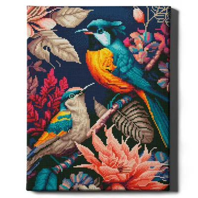 Produktbild von 5D Diamant Painting DIY Malerei Stickerei Vollbedeckung Holzrahme Oh Art