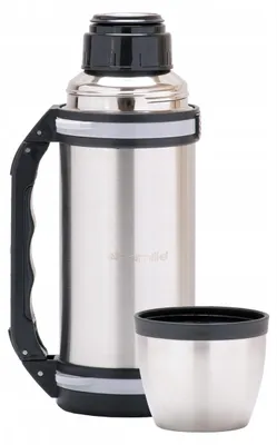 Produktbild von Vakuum-Thermosflasche, Trinkflasche, 1,5 l, Becher KAMILLE