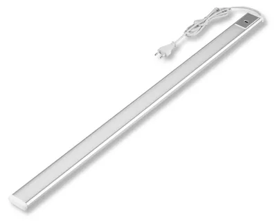 LED Unterbauleuchte 90 cm, 10 W, 850 lm, 3000 K, Aluminium