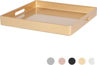 Produktbild von Argon Ta Metallic-Platz Serviertablett - Metallic-Finish - 33cm - Gold