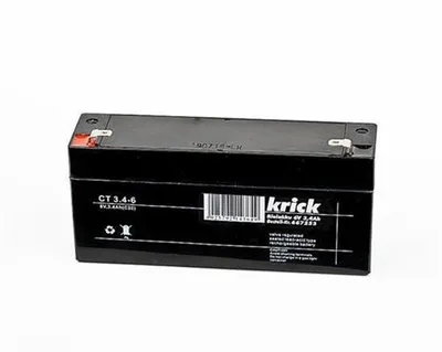 Produktbild von Krick Bleiakku 6V / 3,4Ah