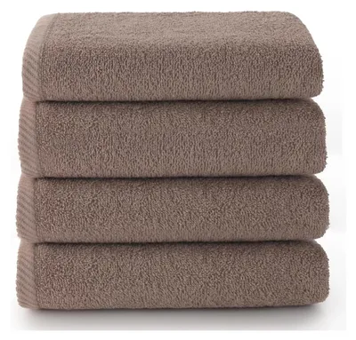 Produktbild von Top Towel Plus – 4er Set Handtücher 100% Baumwolle | Bade- und Gästetücher 50 x 100 cm | Weich, Saugfähig und Langlebig | Premium Handtuch-Set für modernes Bad