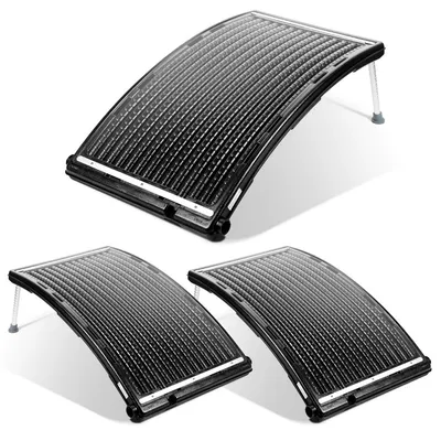 Immagine prodotto di Yakimz riscaldatore solare tubo di collegamento con diametro 38 mm capacità fino a 15 litri riscaldatore solare piscina 3 pezzi 110x69x14cm