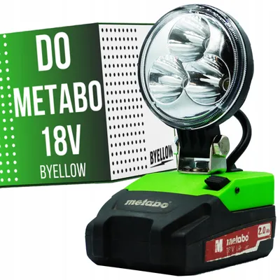 Obrázek produktu pro Metabo 18V Pracovní LED svítilna dílenská výkonná