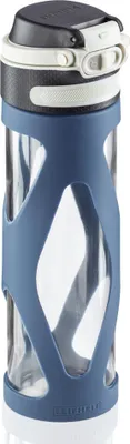 Produktbild von Leifheit 03258, 600 ml, Tägliche Nutzung, Fitness, Sport, Schwarz, Blau, Transparent, Glas, Polypropylen (PP), Silikon, Erwachsener, Mann/Frau