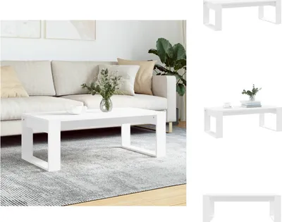 Produktbild von vidaXL Couchtisch Weiß 102x50x35 cm Holzwerkstoff -  Couchtische