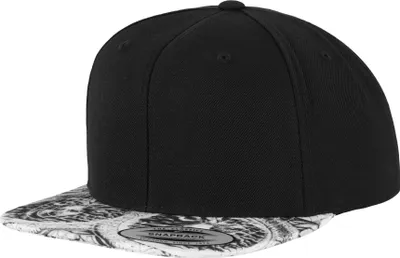 Obrázek produktu pro Flexfit Printed Snapback Cap schwarz/weiß Uni