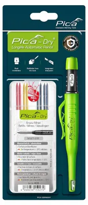 Produktbild von Pica Dry 3030 Set: Automatik-Marker mit 3 Farbminen