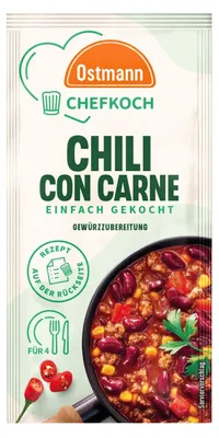 Obrázok produktu pre Ostmann Chef's Chilli con Carne prípravné balenie korenia 15g