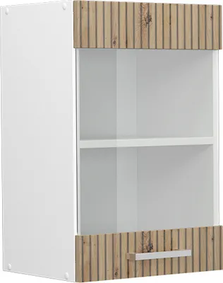 Obrázek produktu pro Skleněná kuchyňská skříňka Vicco R-Line Řemeslný dub 40 cm, Model 49252