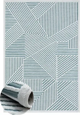 Zdjęcie produktu dla 160 x 230 cm Dywan Casa II blau – na zewnątrz i do domu