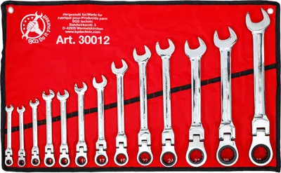 Obrázek produktu pro BGS technic Ratchet Combination Wrench Set, 5 kg