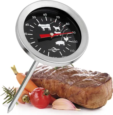 Obrázok produktu pre Teplomer na pečenie, čierny, Küchenprofi