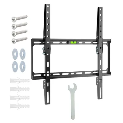 Produktbild von ARLI TV Wandhalterung Slim 32 -75 zoll Flach & platzsparend Neigbar bis -8° Wandabstand nur 22 mm für LED LCD OLED Curved Fernseher