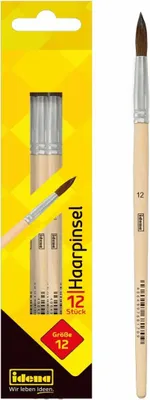 Produktbild von Idena Haarpinsel Größe 12 FSC100%