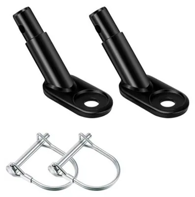 Produktbild von Fahrradanhängerkupplung 2 Stück - Fahrradanhänger Adapter mit U-Halterung - Anhängerkupplung für Fahrrad Mountainbike Hundeanhänger Kinderanhänger