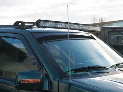 Produktbild von LED Bar Halter schwarz Lightbar Bracket Jeep Grand Cherokee ZJ 92-98