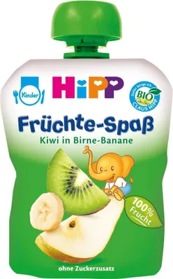 Obrázok produktu pre HiPP IT8527-02, 90 g, Banán, Kiwi, Hruška, Bez gluténu, 1 kusov