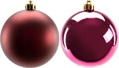 Produktbild von TrendLine Weihnachtskugeln bruchfest, langlebig Ø 8 cm magnolienrosa 6 Stück