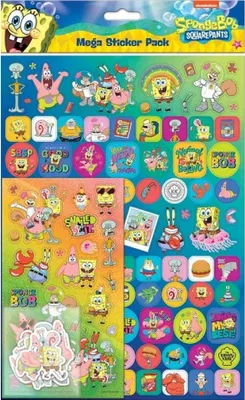 Zdjęcie produktu dla Naklejka NICKELODEON SpongeBob