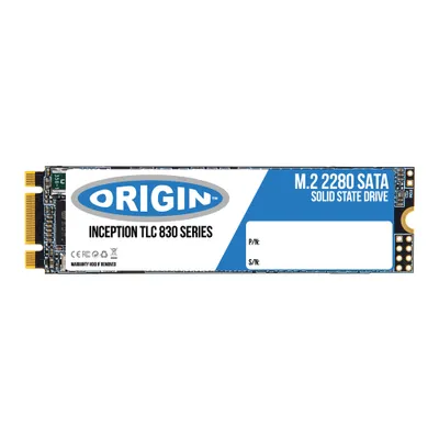 Imagen del producto de Origin Storage NB-1TB3DSSD-M.2, 1 TB, M.2, 1600 MB/s, 6 Gbit/s