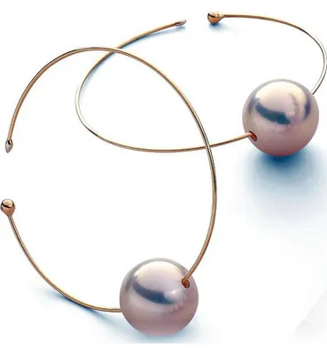 Zdjęcie produktu dla Luna-Pearls – 311.1758 – kolczyki – złoto żółte próby 750 – hodowlana perła słodkowodna 10–10,5 mm