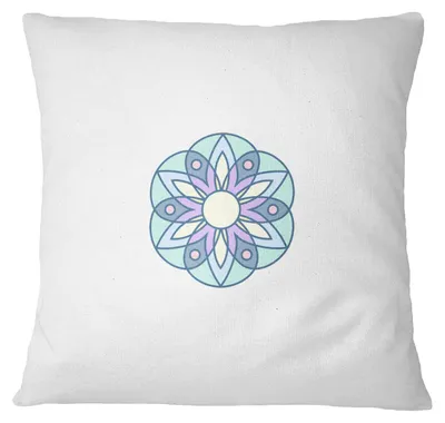 Dekorative Kissenhülle 45x45 cm Polyester Weiß mit Reißverschluss