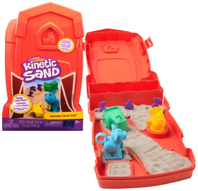 Productafbeelding van Kinetic Sand eerste boerderij speelset