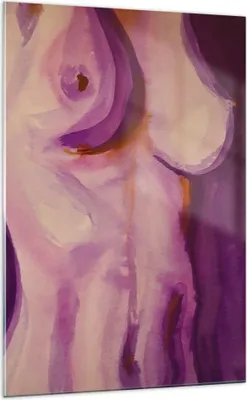 Produktbild von Bilder auf glas - Einteilig - Frau Tat Körper - 70x100cm - Glasbilder - Wandbilder - Bilder - zum Aufhängen bereit - Wanddekoration aus Glas - Glas Bilder - Wandbild auf Glas - GPA70x100-3812