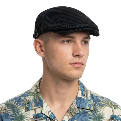 Immagine prodotto di Cappello da baseball, berretto basco, cappello a rete, da uomo e da donna, estivo, regolabile, taglia 55-60 cm, colore nero