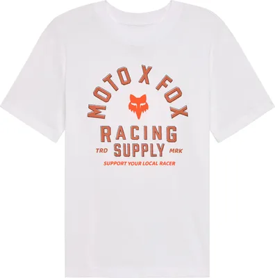 Produktbild von FOX Local Racer Damen T-Shirt, weiß/orange, S