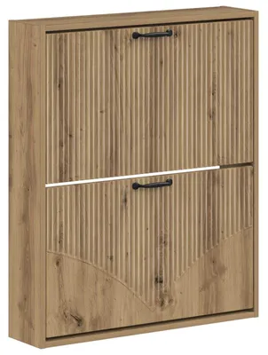 Immagine prodotto di Armadietto a muro per scarpe HOORN, dimensioni 71 x 17 x 86 cm, realizzato in materiale composito di legno