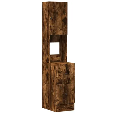 Produktbild von vidaXL Küchenschrank Räuchereiche 35x50x180 cm Holzwerkstoff