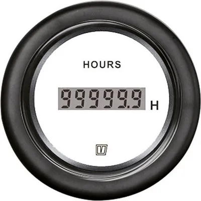 Produktbild von VETUS HOURCW weiß Betriebsstundenzähler 12/24V