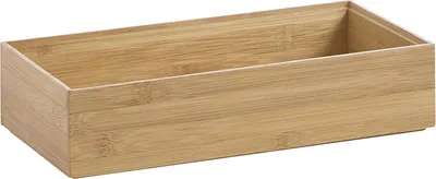 Image de ZELLER PRESENT Boîte de rangement Bamboo 30x15x7cm
