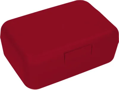 Produktbild von Vorratsdose "Foodbox" - Lunchbox mit abgerundeten Ecken und rillenfreiem Deckel - BPA-frei und  Germany - standard-rot