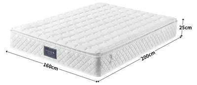 Produktbild von Matratzen – Taschenfederkernmatratzen – Bettmatratzen – Schlafmatratzen – 160 x 200 x 25 cm – 7-Zonen-Kaltschaum