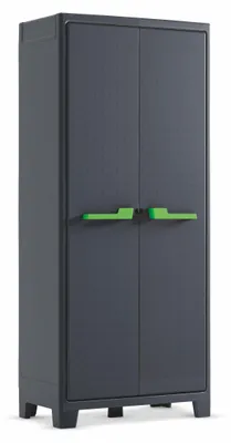 Produktbild von KIS 9760100 0708, Grau, 4 Regale, Bodenstehend, Universal, 2 Tür(en), 800 mm