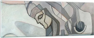 Produktbild von Bilder auf glas - Abstraktion modern - 90x30cm - Glasbilder - Wandbilder - Kunstdruck - zum Aufhängen bereit - Wanddekoration aus Glas - Glas Bilder - Wandbild auf Glas - Einteilig - GAB90x30-3739