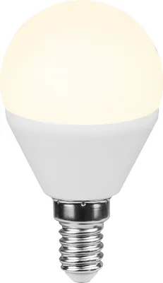 A white LED light bulb with a silver base is shown against a white background.